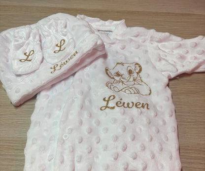 Ensemble pyjama 3p Minky