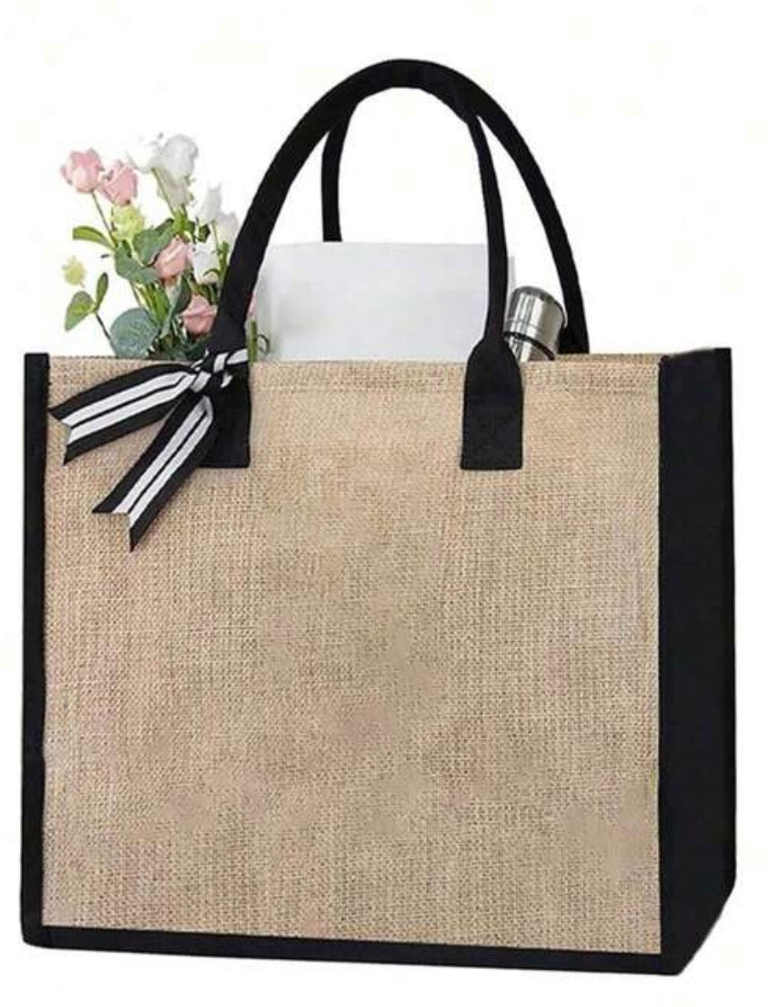 Sac cabas Kaki et noir