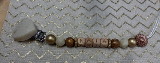 Attache tétine fantaisie et / ou pailletes