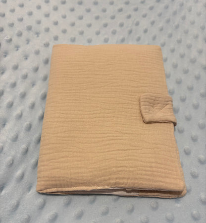 Carnet de santé en gaz de coton