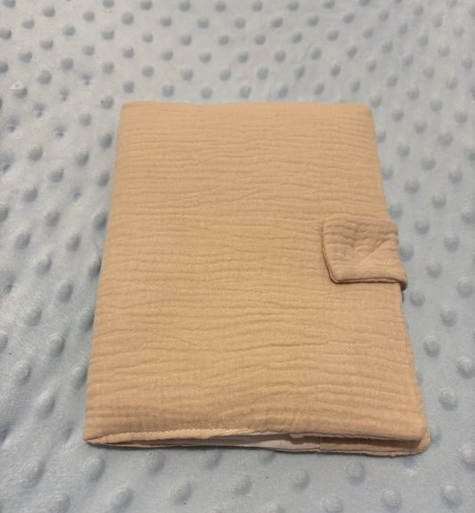 Carnet de santé en gaz de coton