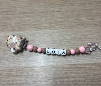 Attache tétine Miss Bunny