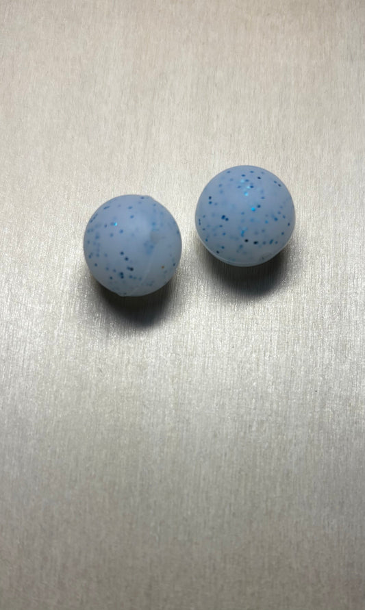 Perles rondes pailletées