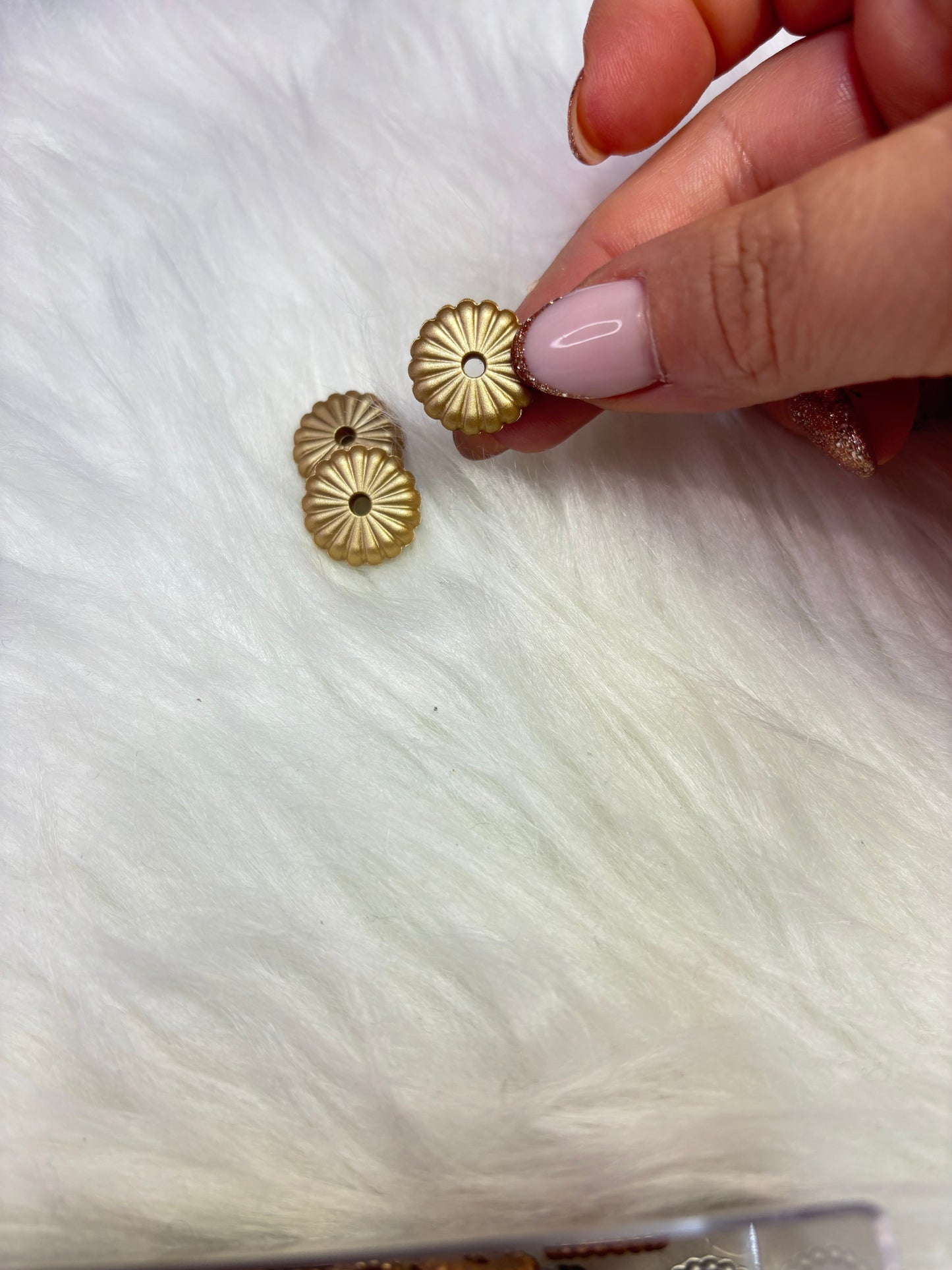 Lentilles fleur or mat