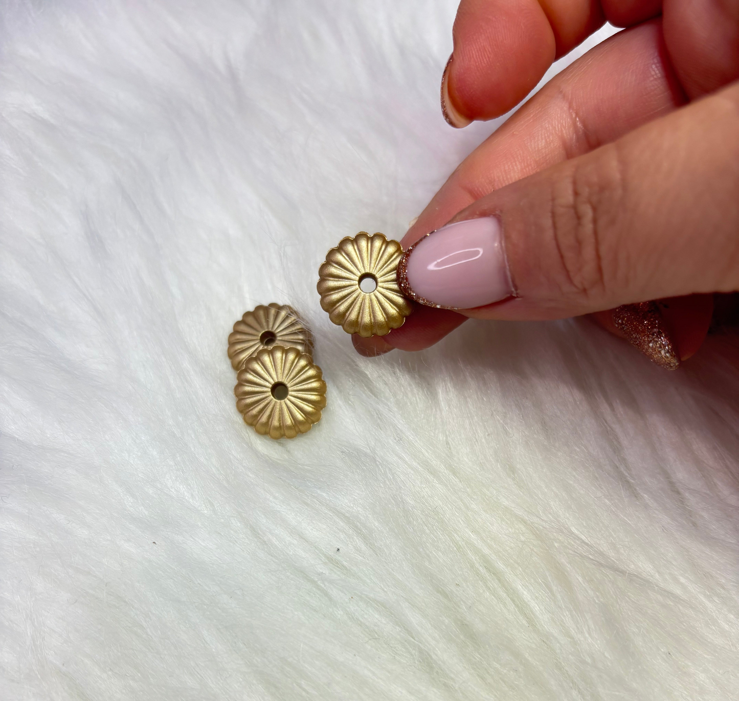 Lentilles fleur or mat