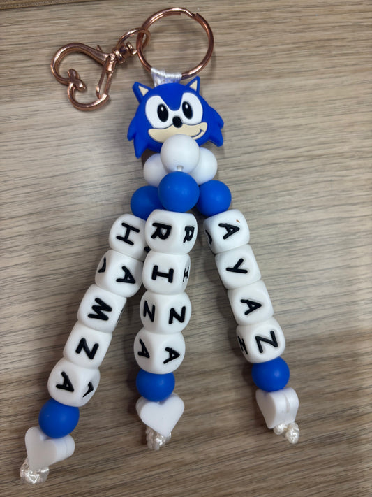 Porte clés 3 prénoms