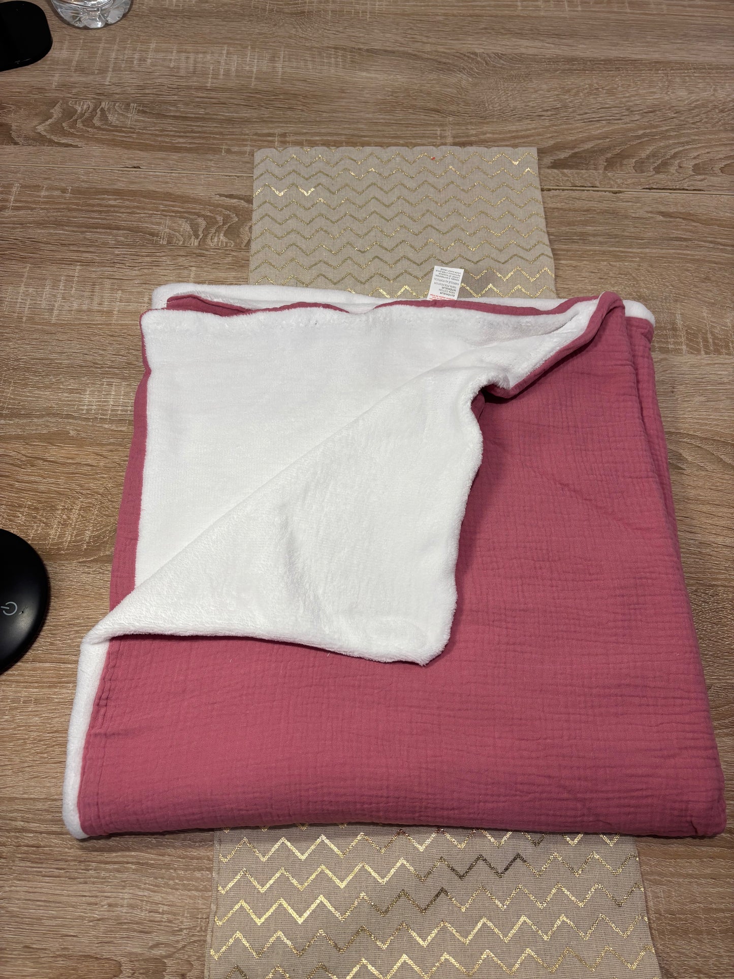 Couverture en gaz de coton polaire