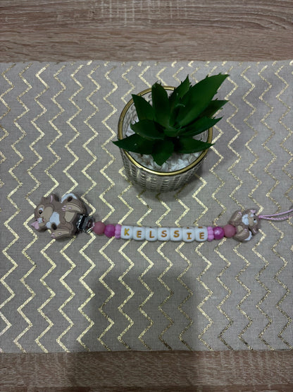 Attache tétine Miss Bunny