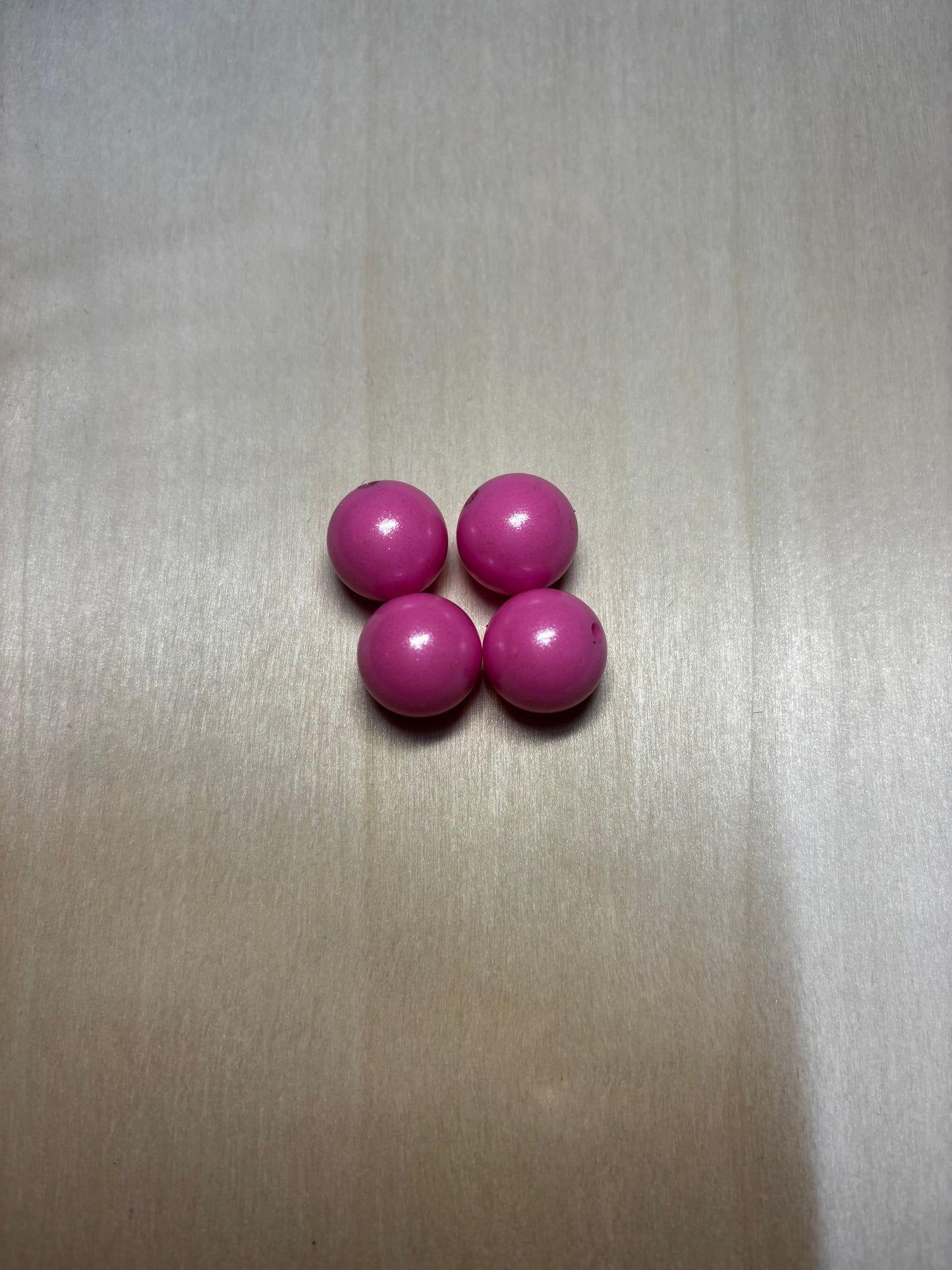 Perle rose glossy 15 mm