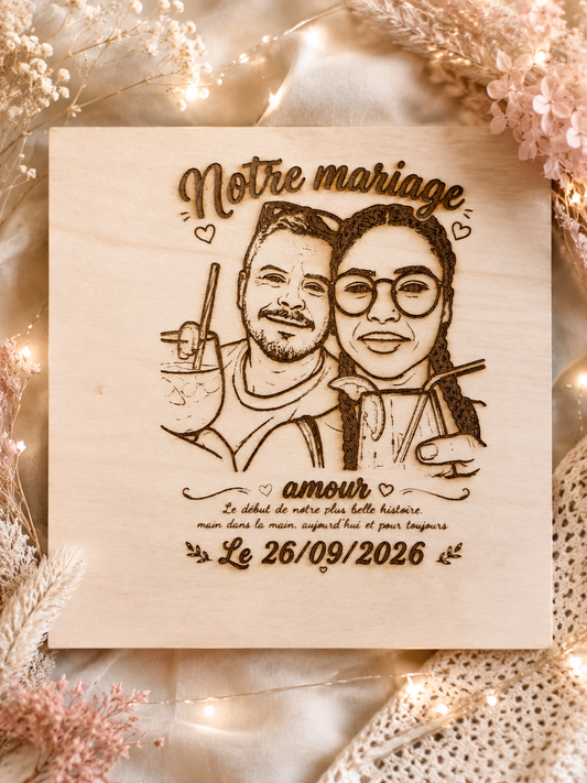 Plaque à graver 15x15