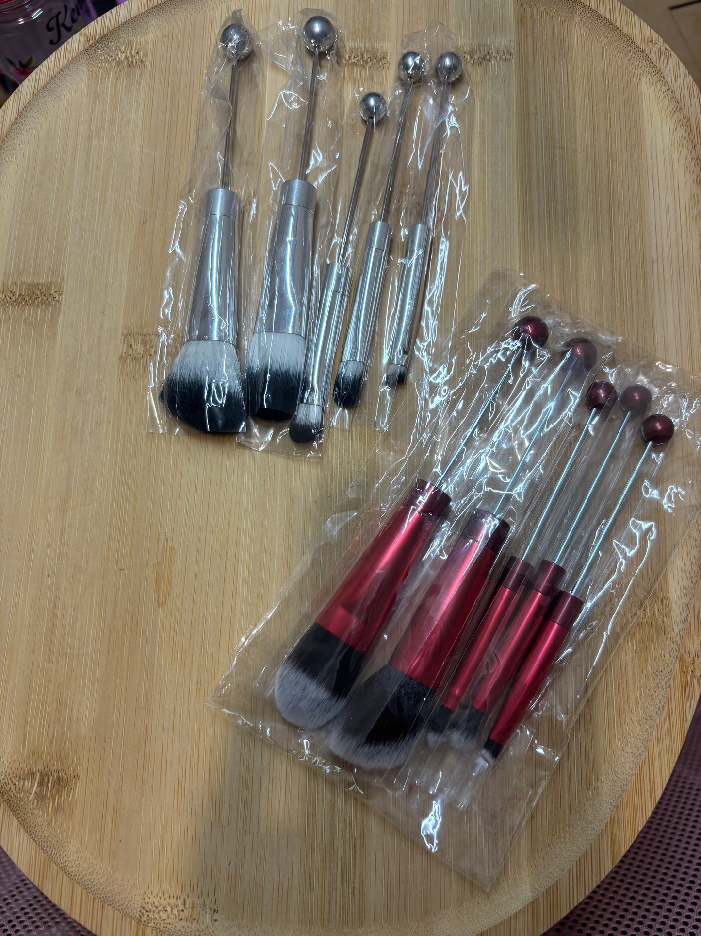 Lot de 5 Pinceaux maquillage à personnaliser