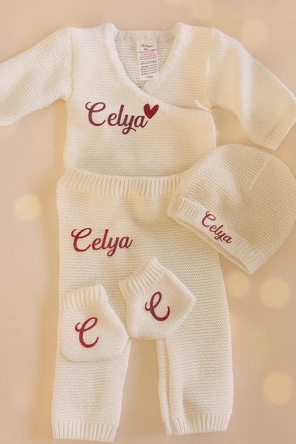 Ensemble 4 pièces en maille