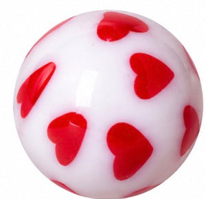 Perle cœur rouge 